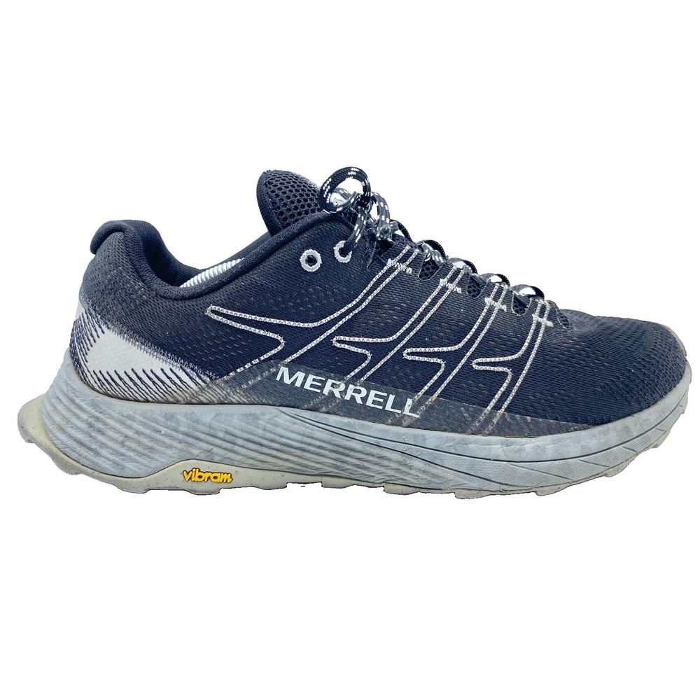 Merrell Shoes Moab Flight Mens Size 13 Grey Black Athletic Hiking Sneakers